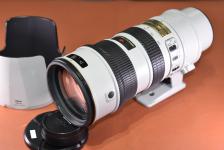 Nikon AF-S VR ED NIKKOR 70-200mm F2.8G ライトグレー 【純正フードHB-29付】