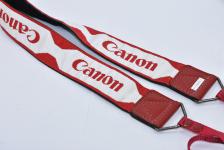 【希 少】Canon CPE 紅白 PROFESSIONAL ストラップ 【CANON'S PERSONAL EQOUIPMENT】
