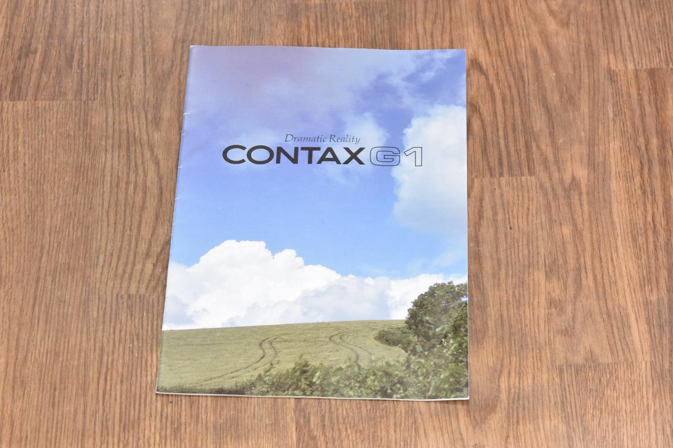 絶版カタログ 希 少】CONTAX G1:J-カメラ 絶版カタログ 希 少】CONTAX G1:J-カメラ