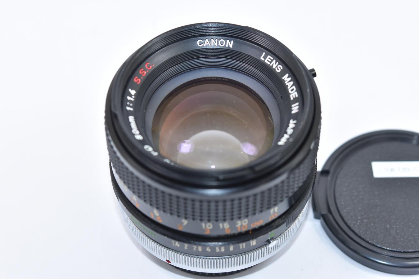 キヤノン Canon FD 50mm F1.4 S.S.C. 【カメラ女子に絶大な人気の 