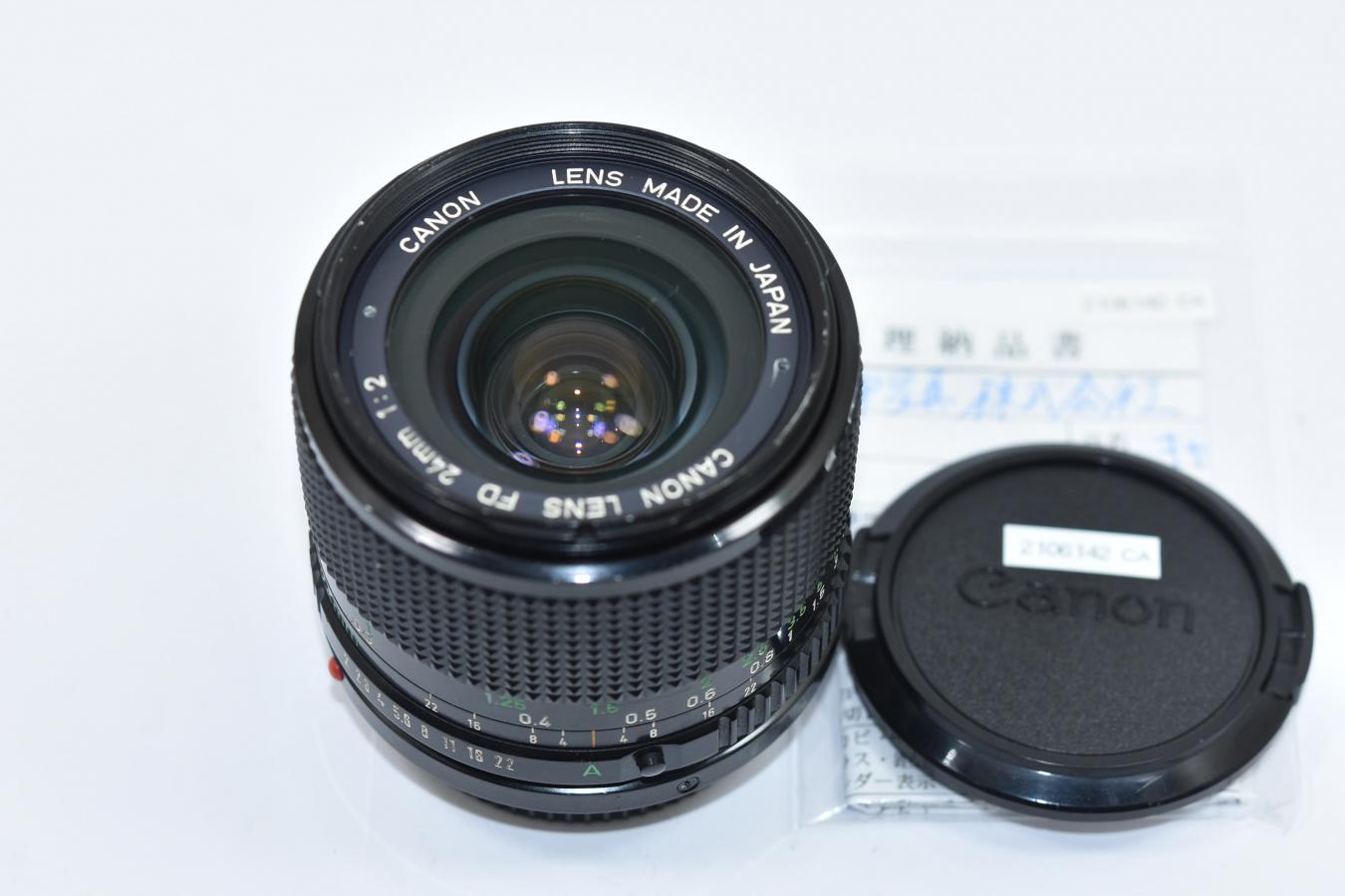 【希 少】Canon NEW FD 24mm F2 【整備済】