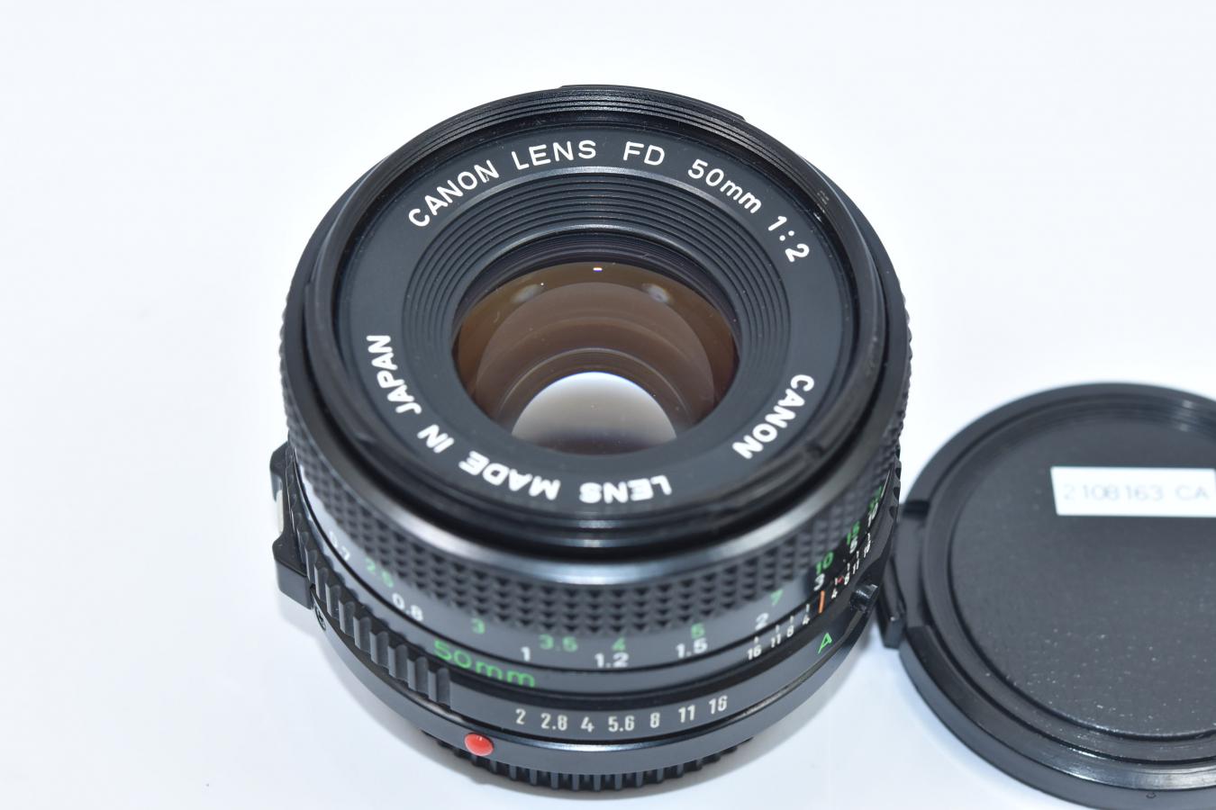Canon FD 50mm F2  レンズ