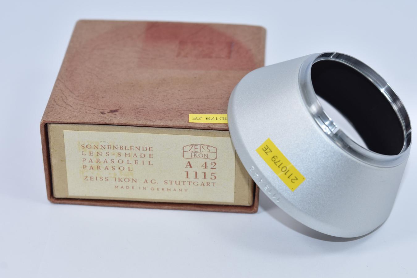 希 少】Zeiss Ikon 1115 A42 【内径42mm被せフード 元箱付