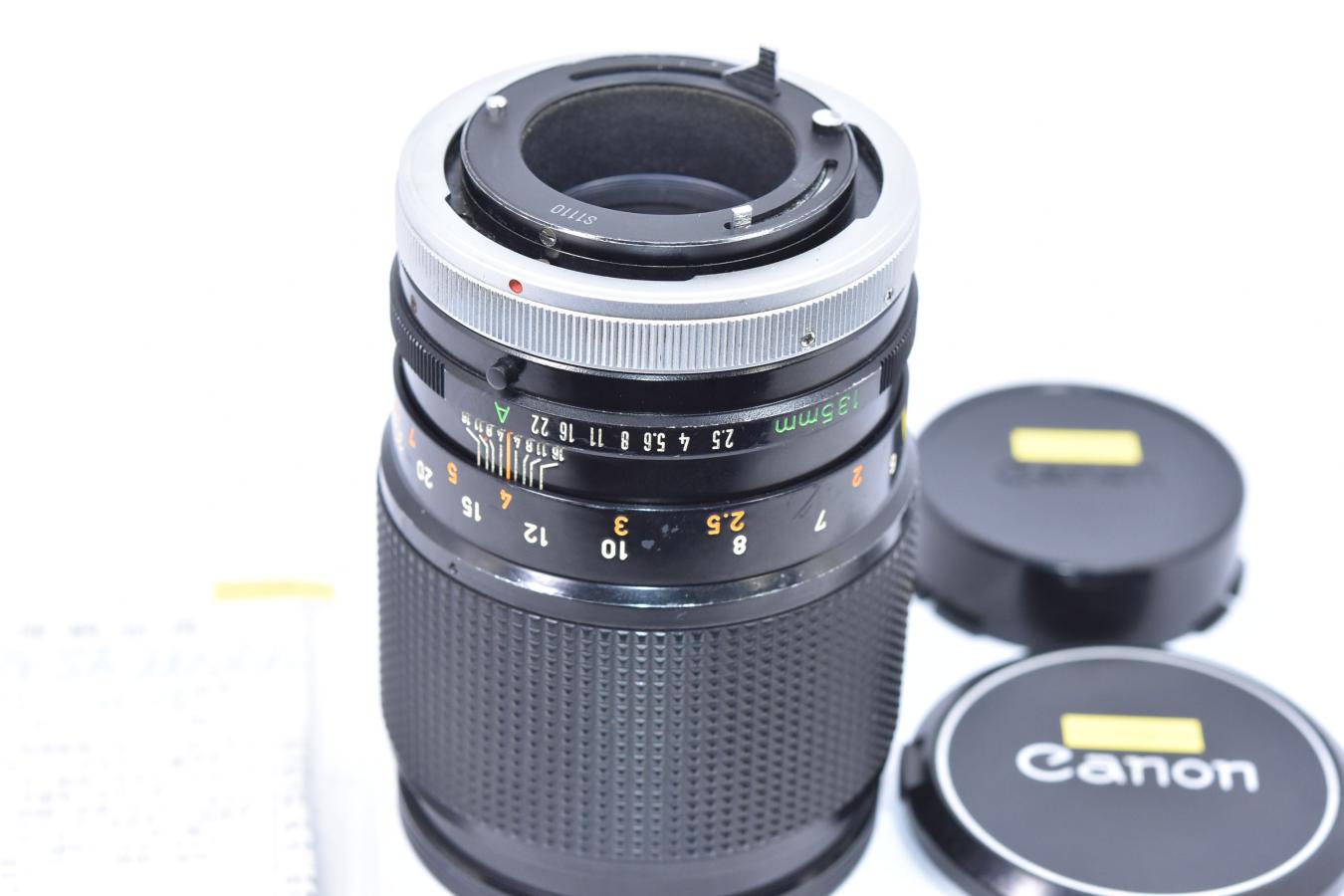 【動作良好】Canon FDマウント　135mm F2.8