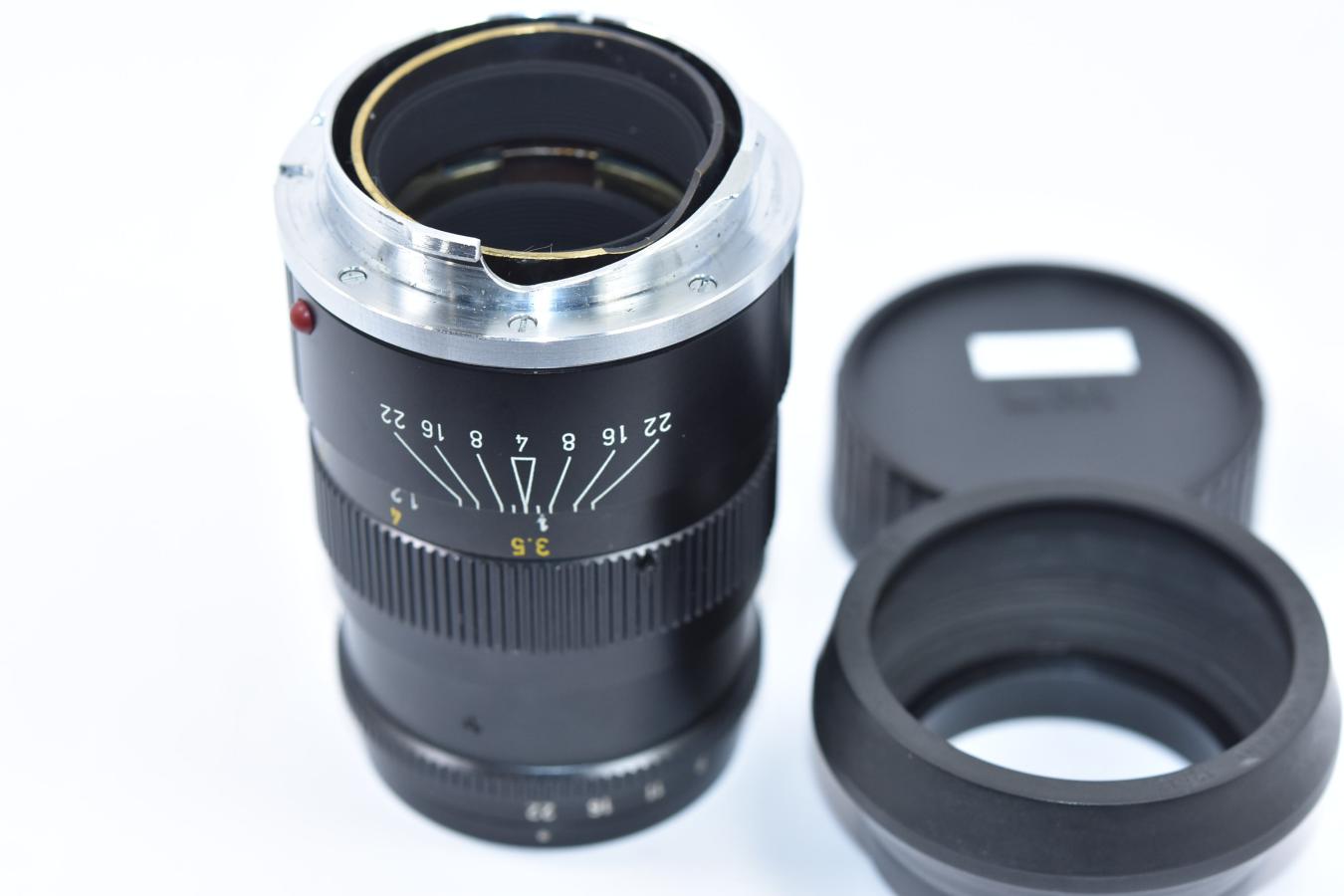 LEICA ELMAR-C 90mm F4 純正フード付 【ライカMマウントレンズ