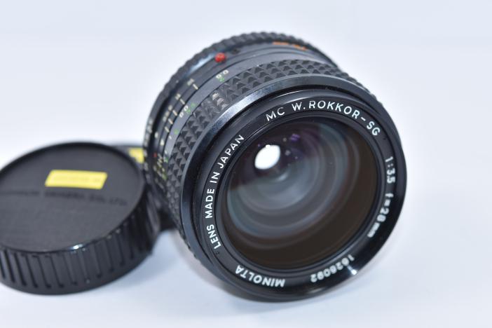 MINOLTA MC W.ROKKOR-SG 28mm F3.5【カメラ女子に絶大な人気の