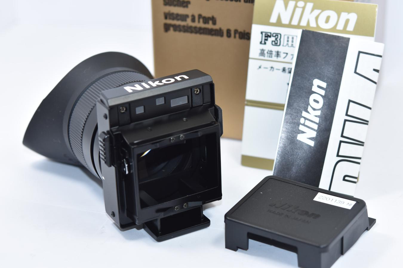 コレクション向け 未使用】 Nikon 高倍率ファインダー DW-4 元箱付一式