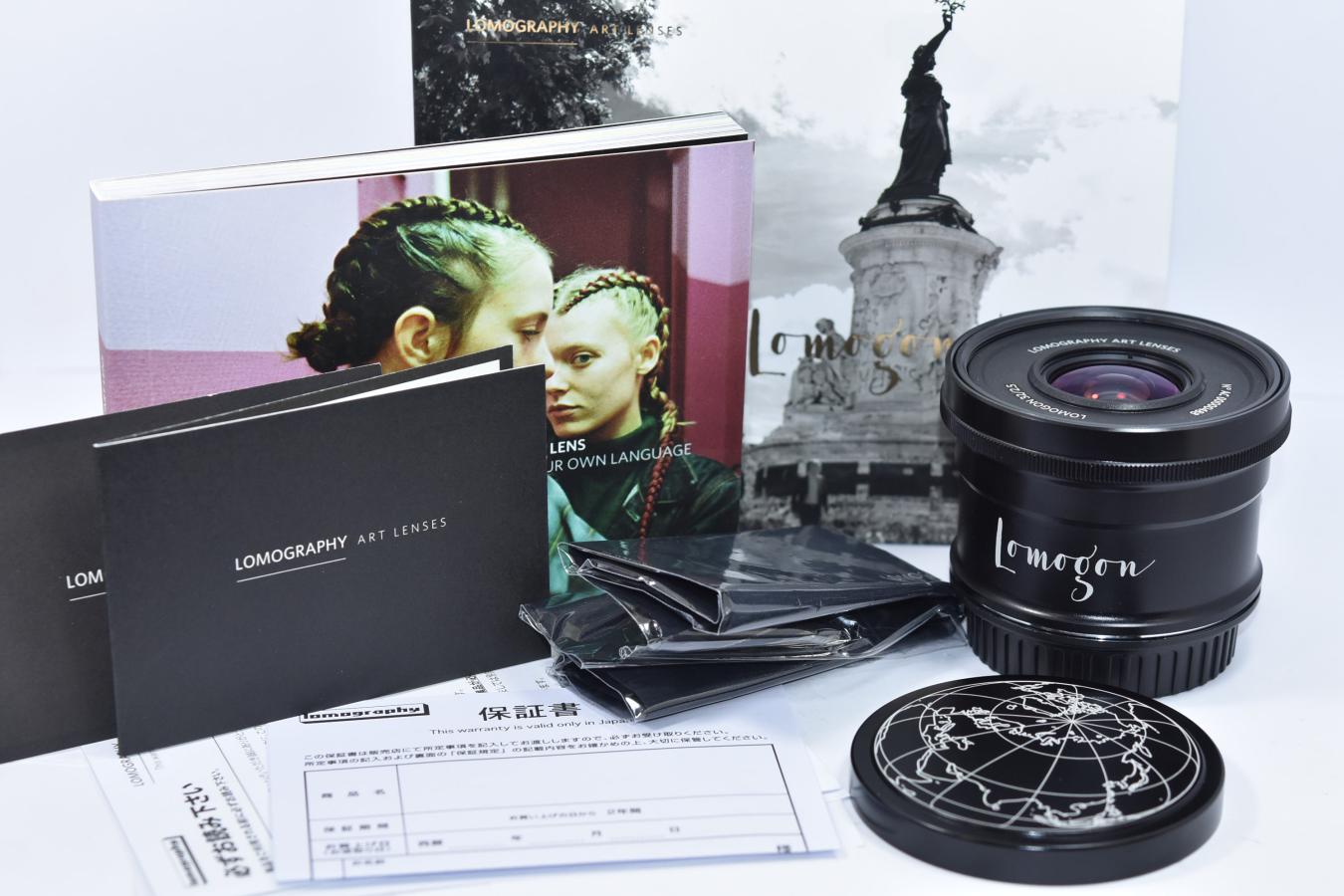Lomography Lomogon 32mm F2.5 Art Lens ALUMINIUM BLACK 元箱付一式 【Canon EF用】