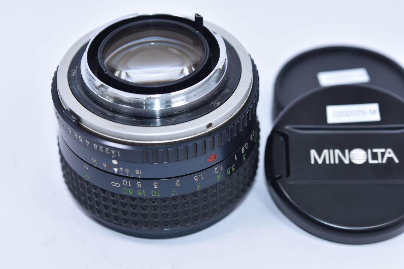 ミノルタ MINOLTA MC ROKKOR-PG 50mm F1.4 【カメラ女子に絶大な人気の 