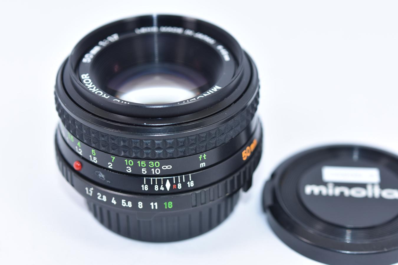 【緑のロッコール】MC Rokkor 50mm F1.7 オールドレンズ　MF