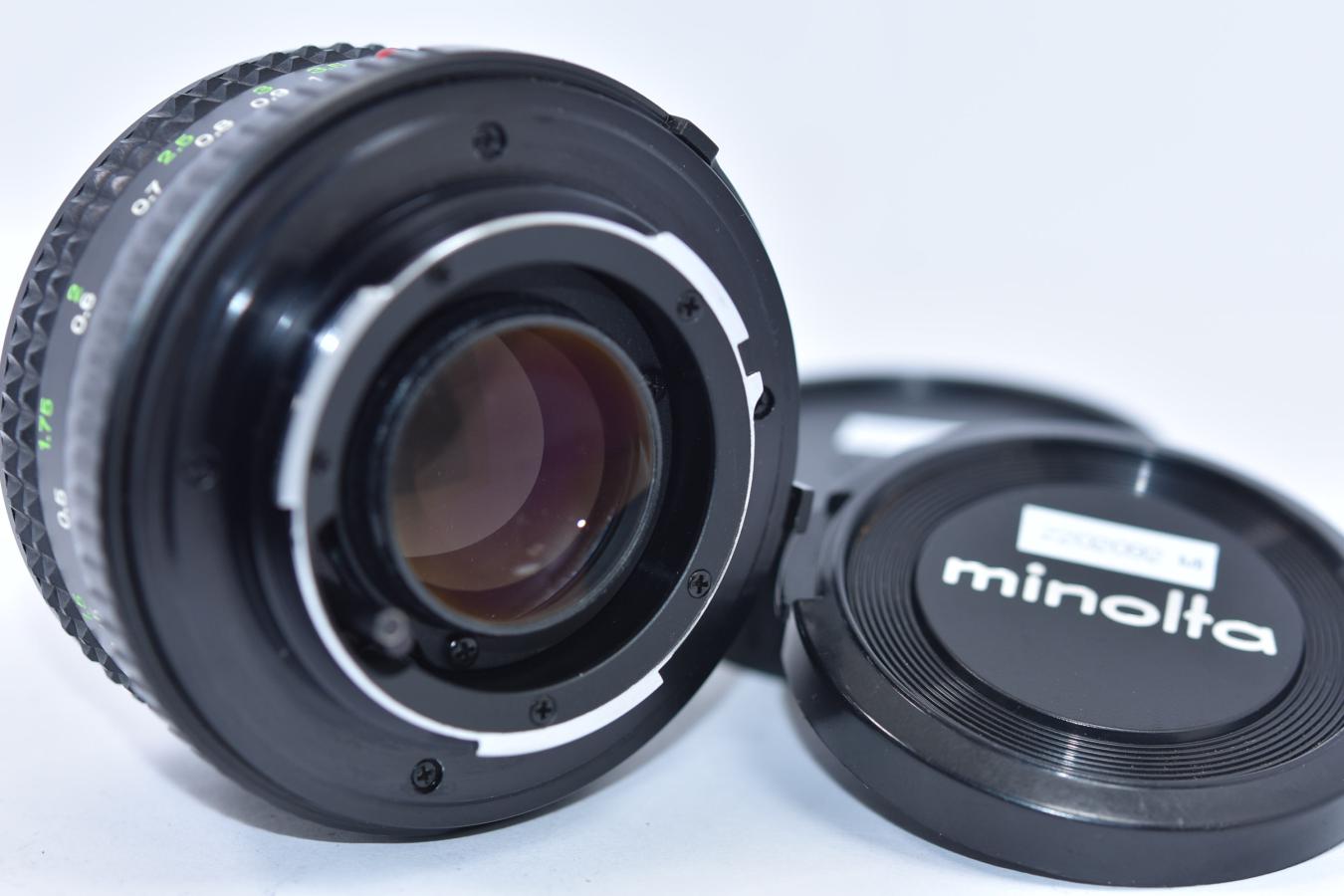 ミノルタ MINOLTA MD ROKKOR 50mm F1.7 【カメラ女子に絶大な人気の 
