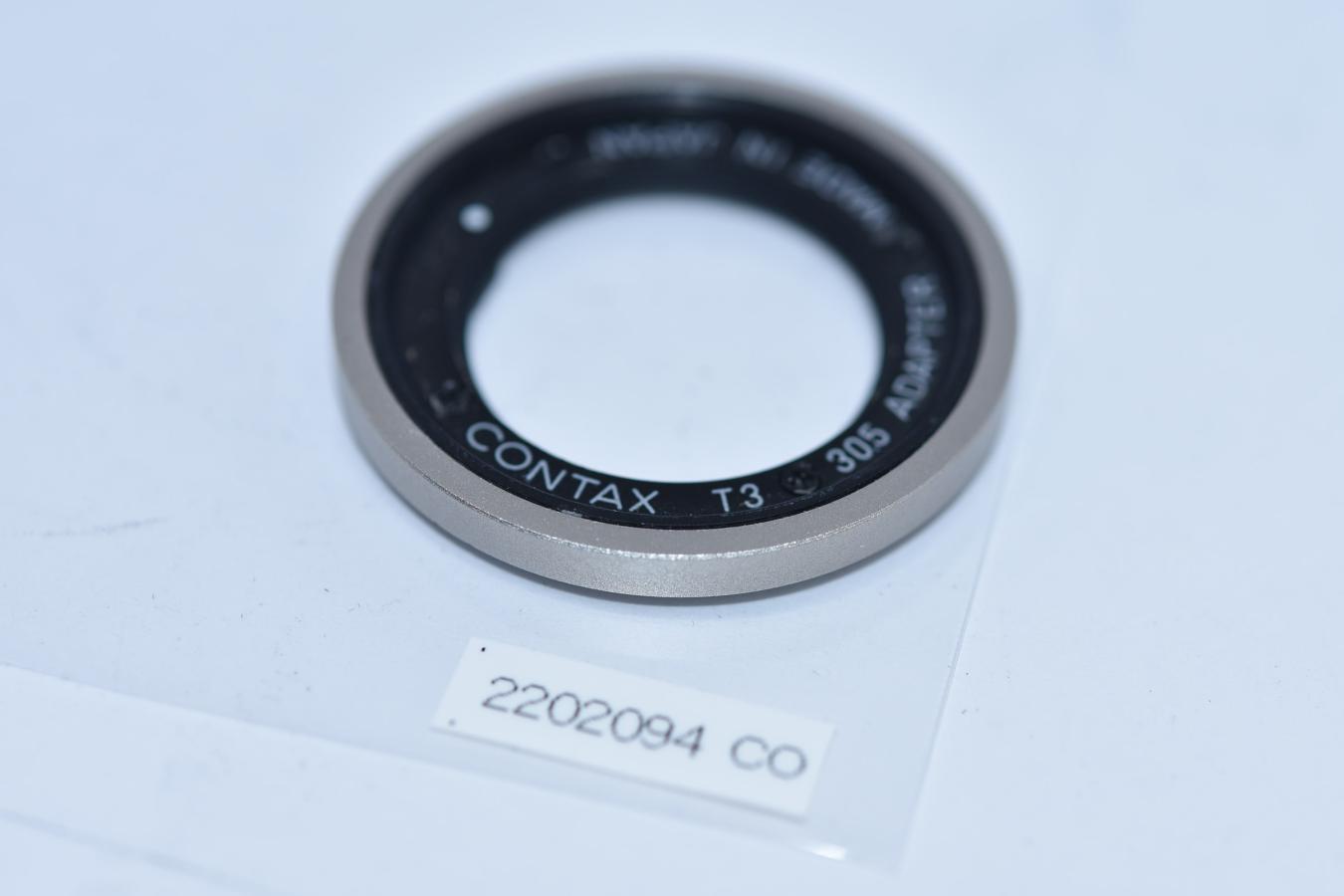 コンタックス 【希 少】CONTAX T3 30.5 ADAPTER カメラのヤマゲン 
