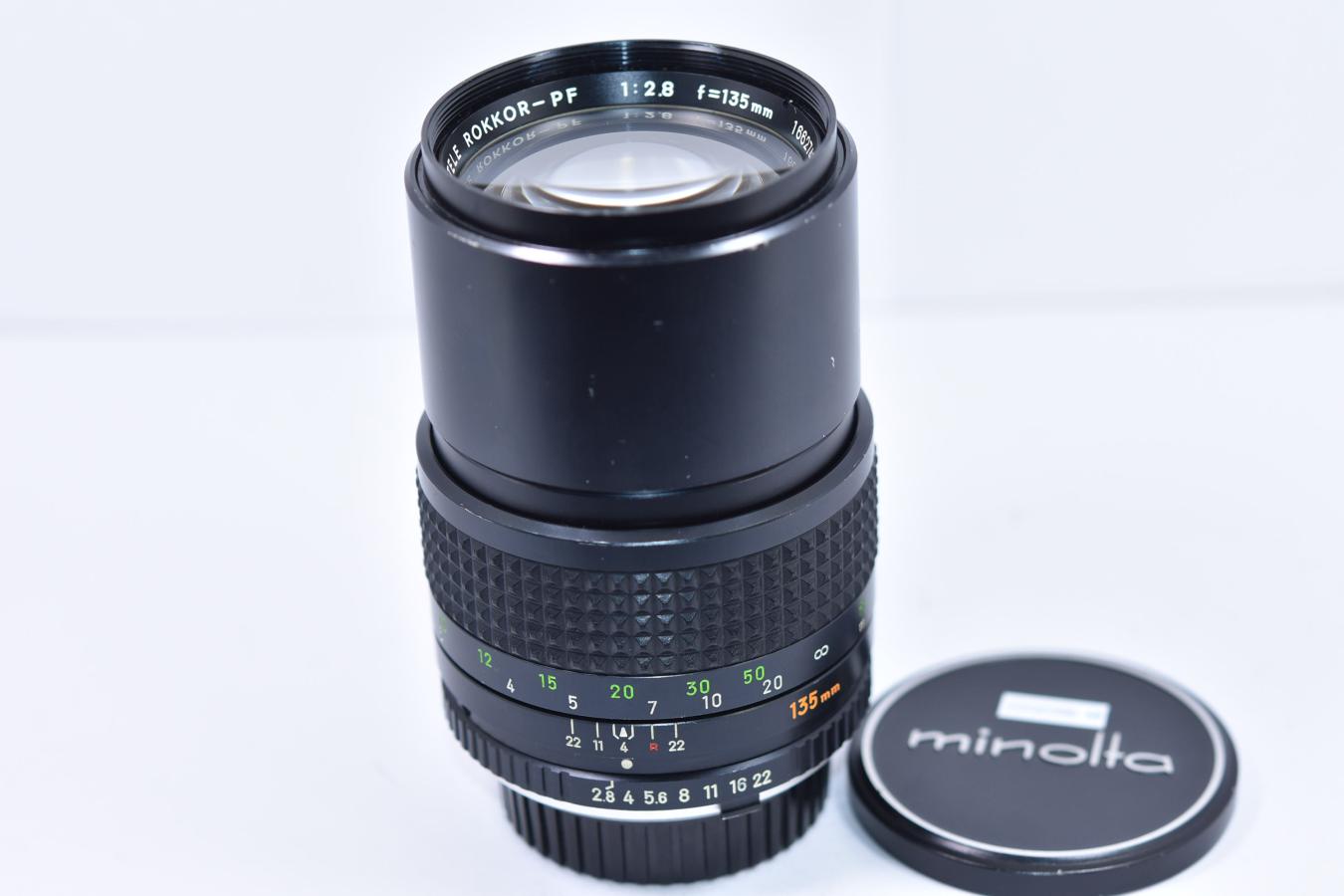 【B級特価品】 MINOLTA MC TELE ROKKOR-PF 135mm F2.8