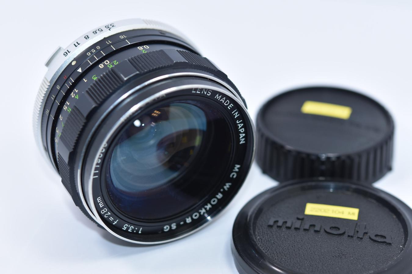 MINOLTA MC W.ROKKOR-SG 28mm F3.5 | YAMAGEN CAMERA | カメラの MINOLTA MC W.ROKKOR-SG 28mm F3.5 | YAMAGEN CAMERA | カメラの