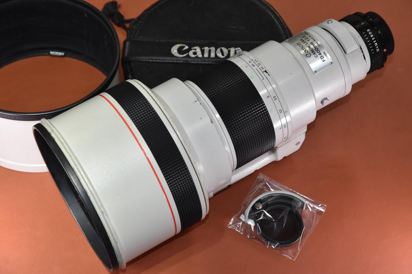 キヤノン Canon NEW FD 400mm F2.8【専用アルミケース、純正PL