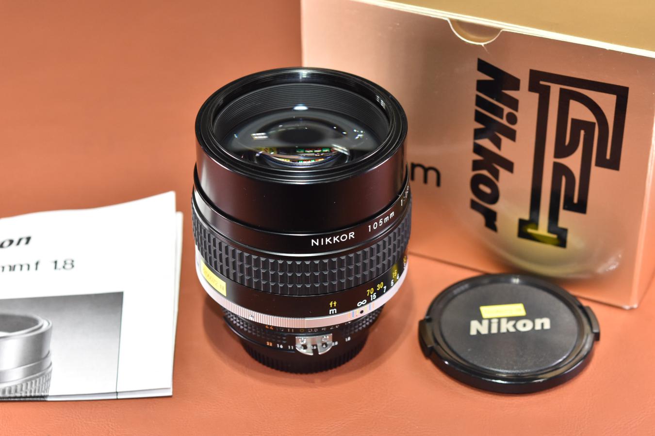 ニコン Ai-S NIKKOR 105mm F1.8 【元箱付】 カメラのヤマゲン：カメラ 