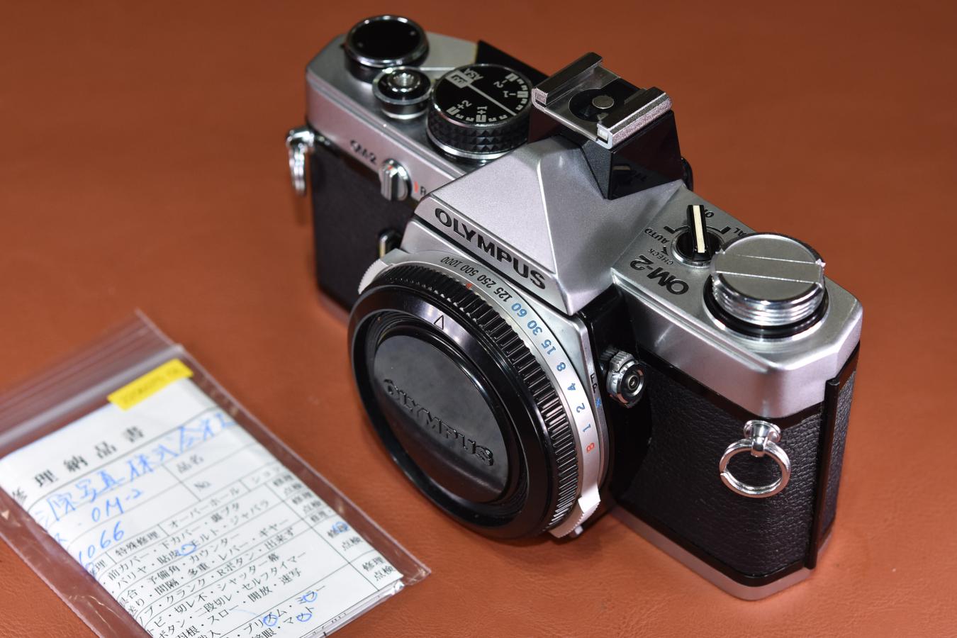 OLYMPUS OM-2 シルバー 整備済【純正アクセサリーシュー3型付 
