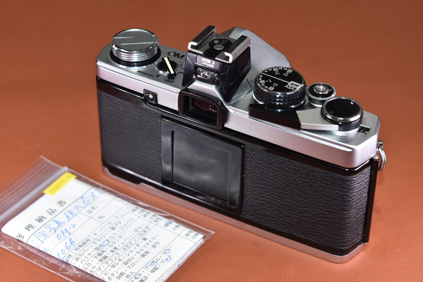OLYMPUS OM-2 シルバー 整備済【純正アクセサリーシュー3型付 