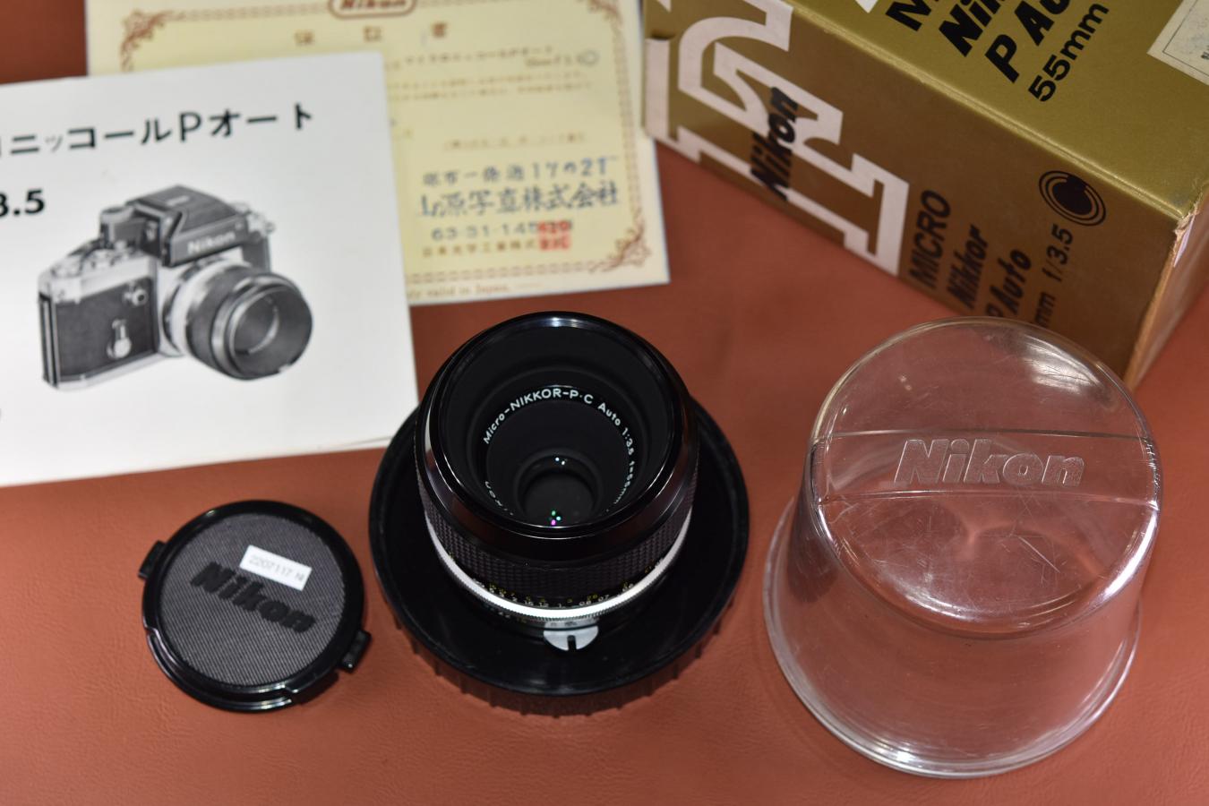 【コレクション向け】 Micro NIKKOR-P・C Auto 55mm F3.5 【元箱付一式】