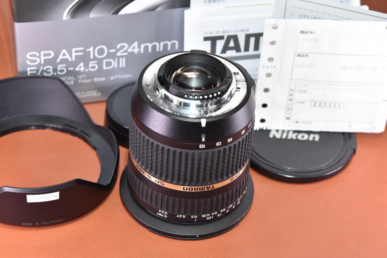 TAMRON SPAF10-24 F3.5-4.5 DiII B001 (Canon) B001【AB】 