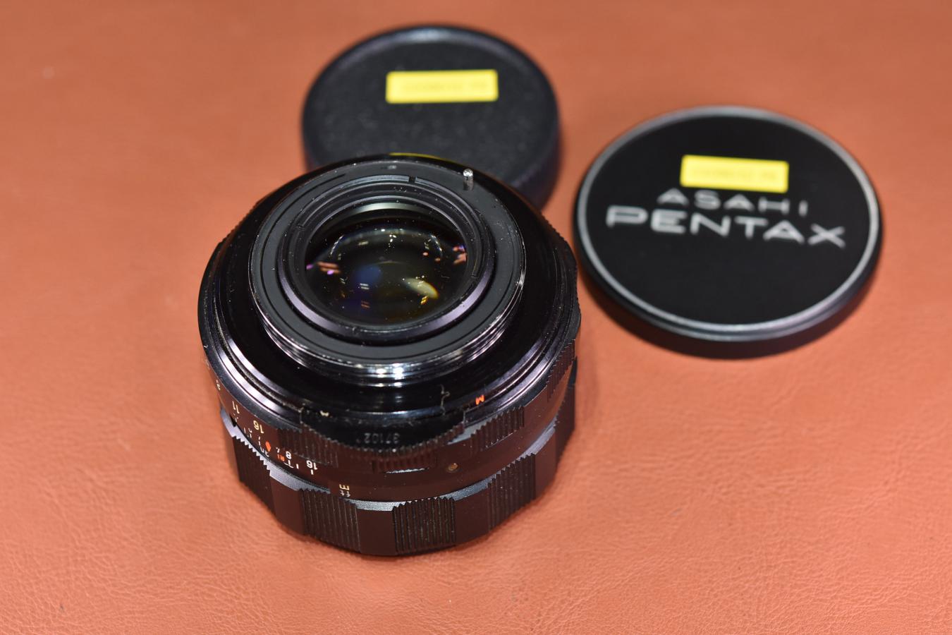 希 少】 PENTAX Super-Takumar 55mm F2 黄色文字初期型【カメラ女子に ...