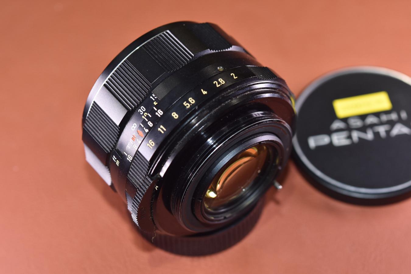 希 少】 PENTAX Super-Takumar 55mm F2 黄色文字初期型【カメラ女子に ...