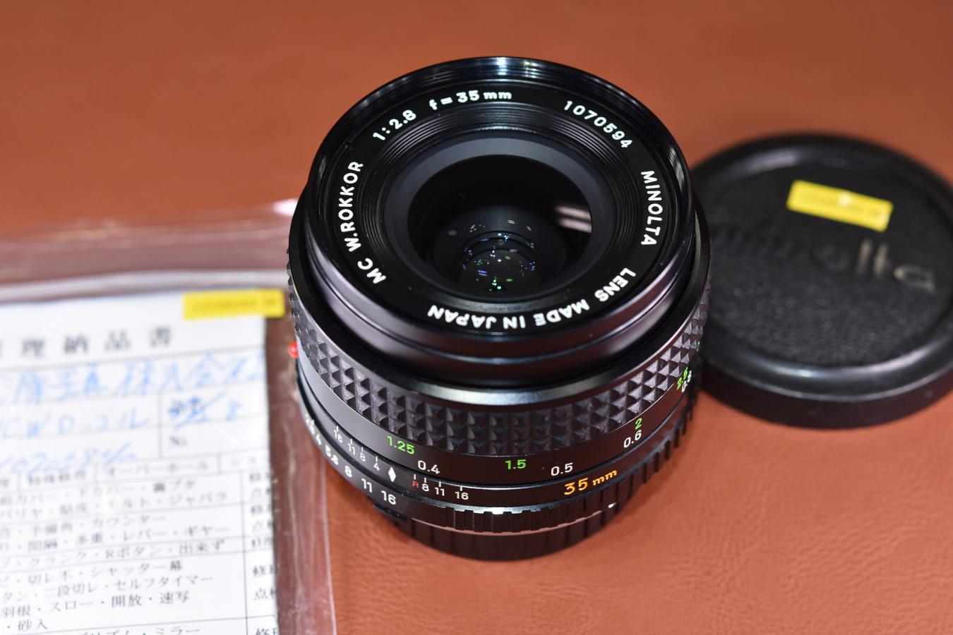 【動作良好美品】MINOLTA MD W.ROKKOR 28mm F3.5