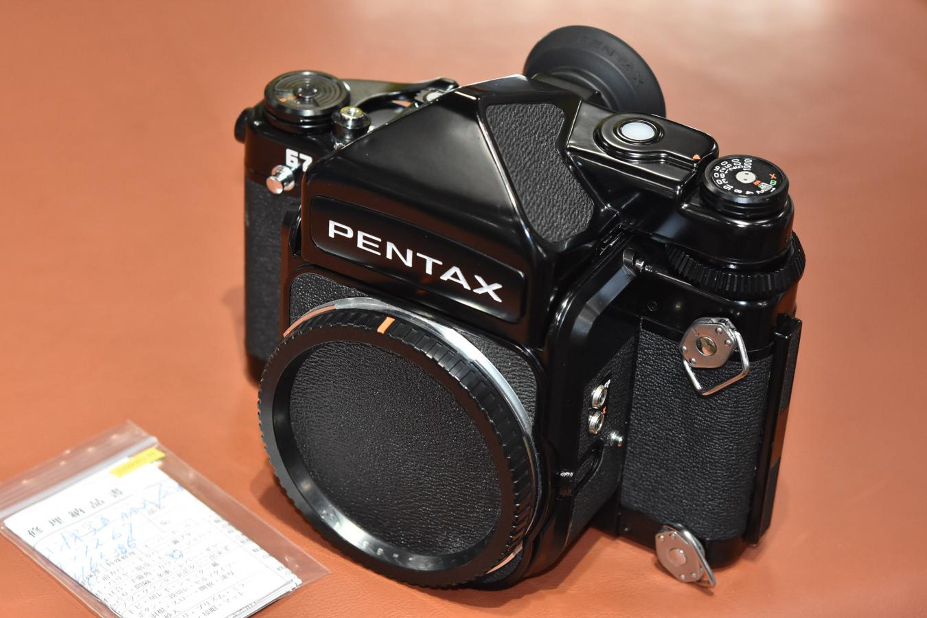 【分解清掃・整備済】 PENTAX 6×7 TTLファインダー 67 レンズ付⑳ 分解清掃・整備済】 PENTAX 67 TTLファインダー 6×7 レンズ付き