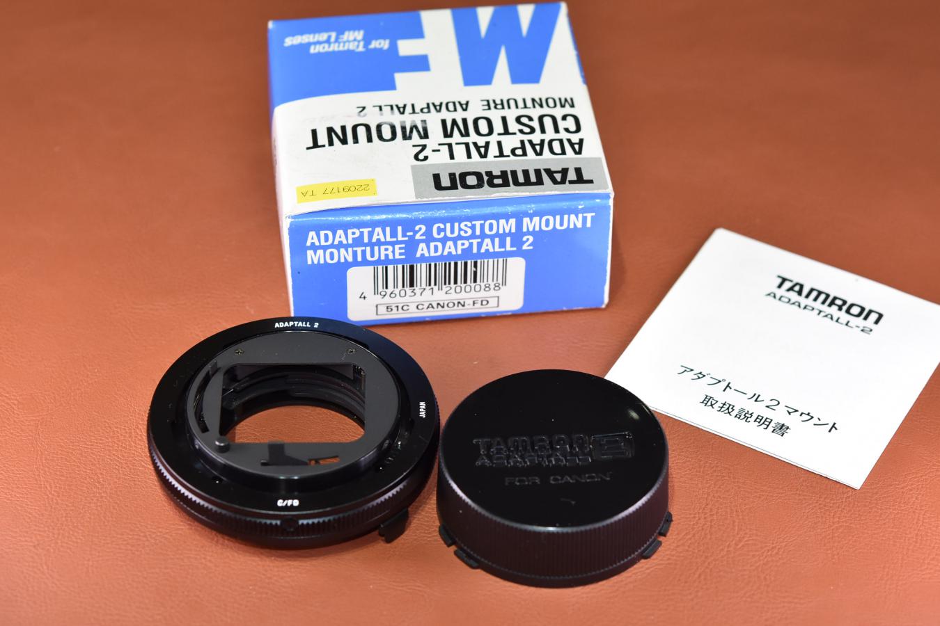 TAMRON ADAPTALL2 FD 元箱付【FOR Canon FDマウント用】