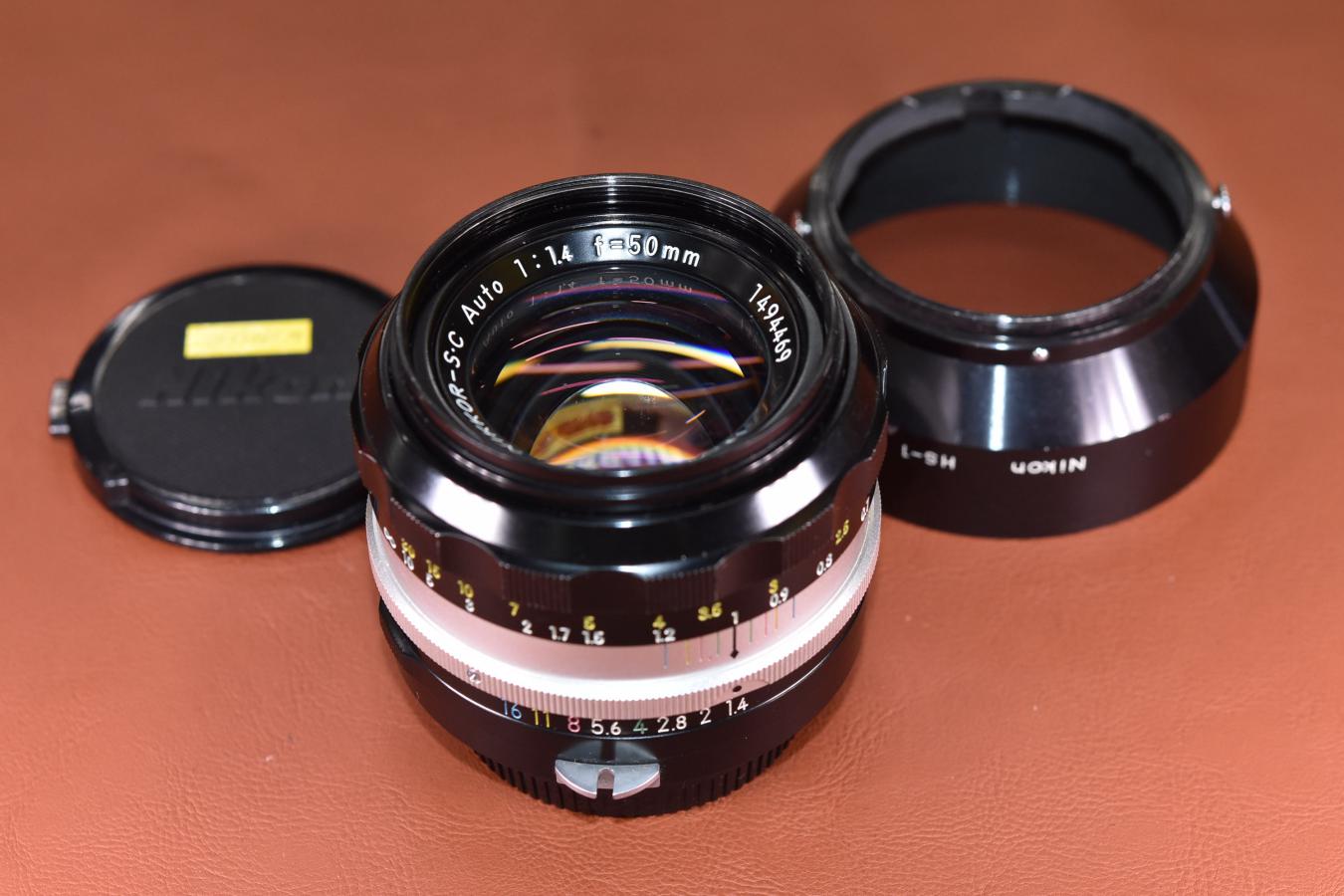 ニコン　F1.4 50mm レンズフード　Nikkor-Auto 用