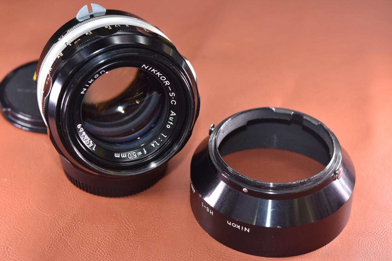 ニコン　F1.4 50mm レンズフード　Nikkor-Auto 用