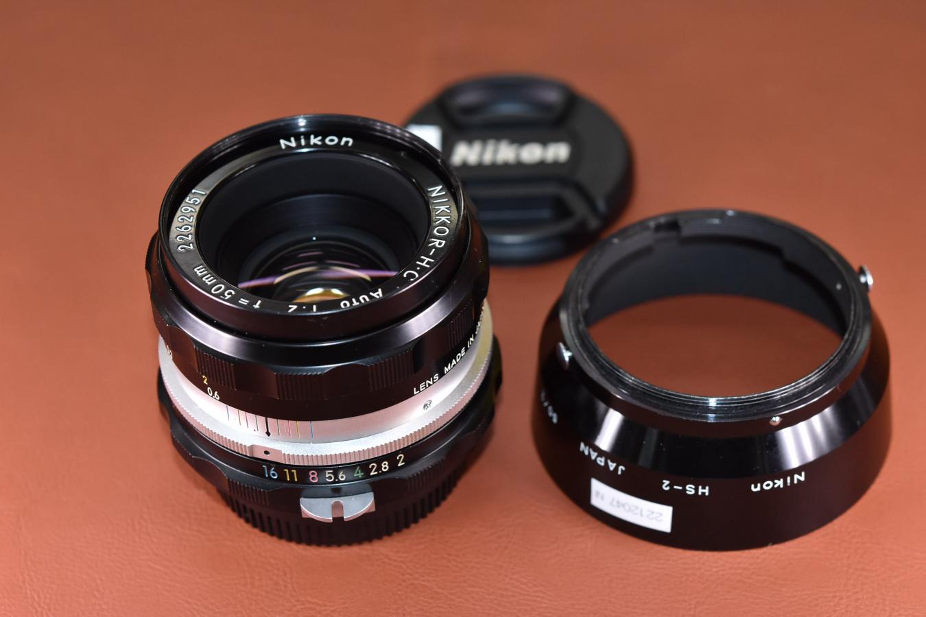 NIKKOR-S・C Auto 50mm F2 【純正メタルフードHS-2付】 | YAMAGEN