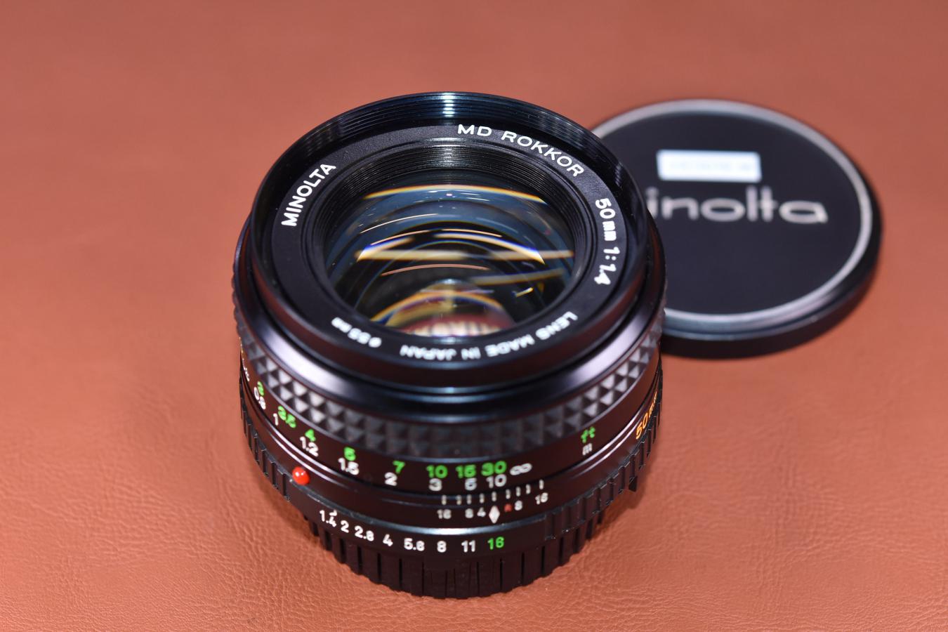 MINOLTA MD ROKKOR 50mm F1.4【カメラ女子に絶大な人気のオールド 