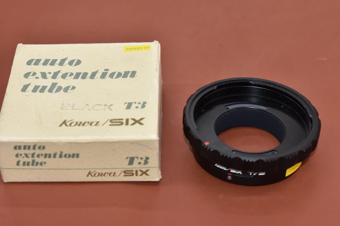 【希 少】Kowa auto axtention tube T3 ブラック 元箱付 【Kowa SIX用】