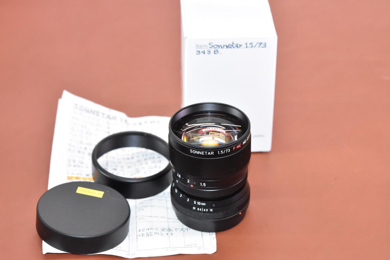 【レア品】MS-Optics Sonnetar 73mm F1.5 宮崎光学