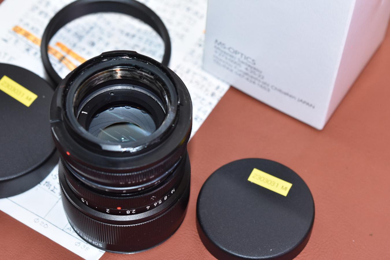 【レア品】MS-Optics Sonnetar 73mm F1.5 宮崎光学