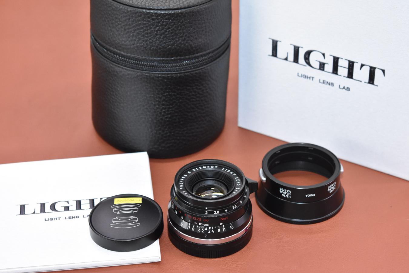 Light lens lab M 35mm F2 (周八枚) ブラックペイント-uwasnet.org
