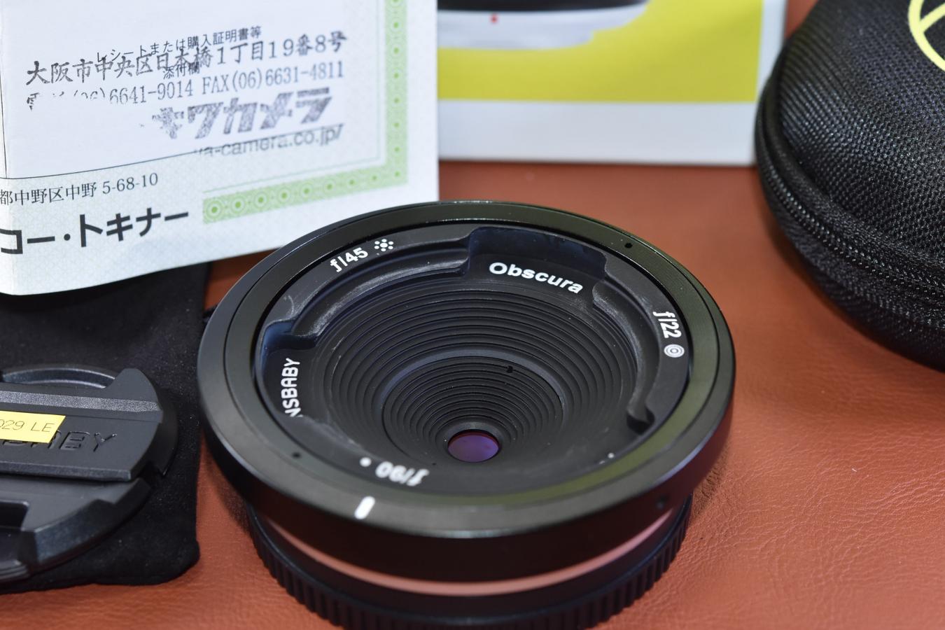 レンズベビー Lensbaby ピンポールレンズ Obscura 16 キヤノンRFマウント 16mm F22/F45/F90切替式 