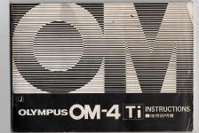 【絶版取説】OLYMPUS OM-4Ti 取説