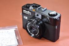 minolta HI-MATIC F ブラック 整備済 【ROKKOR 38/2.7  レンズ搭載】