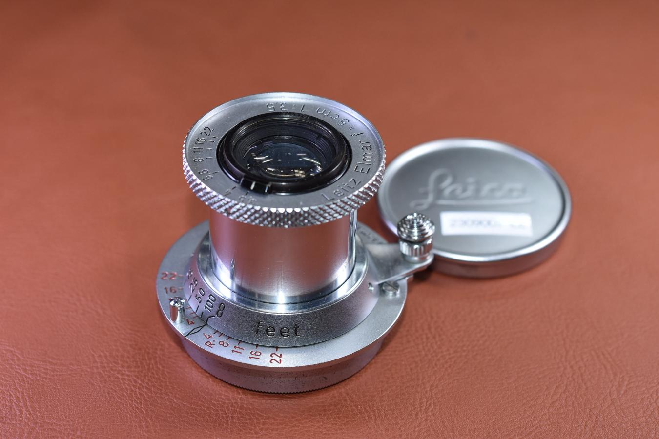 【OH済】Leica Red elmar ダイヤモンド赤エルマー　超希少 OH済】Leica Red elmar ダイヤモンド赤エルマー（J-カメラ：中古