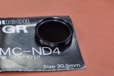 【絶版アクセサリー】RICOH GR MC ND4 FILTER 【RICOH GR21、GR1s、GR1V等用】