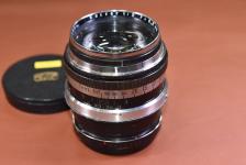 【希 少】 Carl Zeiss Jena Sonnar 8.5cm F2 Black×Nickel 【旧コンタックスマウントレンズ】※コンディション抜群‼自信ありの逸品!!