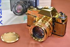 【コレクション向け】CONTAX RTS Gold Planar 50/1.4付 50周年記念モデル 【取説、桐箱付】