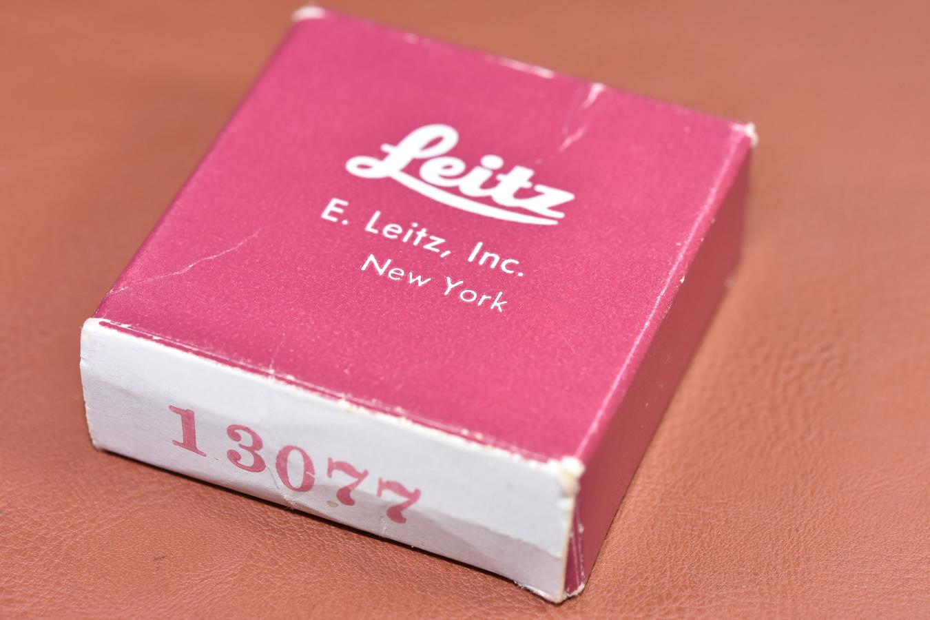 【希 少】LEICA Filter Adapter SOOEY 13077P 元箱付【41mm径やズミタール用Filterを39mm径に変換するアダプター】