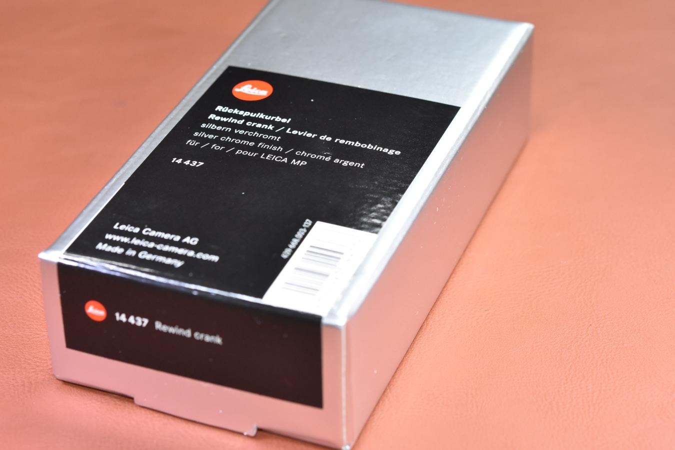【希 少】LEICA Rewind crank Silver 14437 元箱付【LEICA MP用】