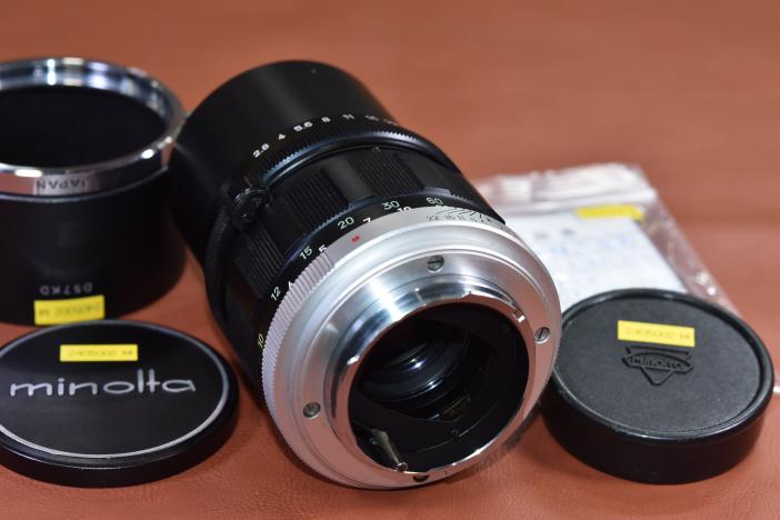 MINOLTA AUTO TELE ROKKOR-PF 135mm F2.8 整備済 【純正メタル