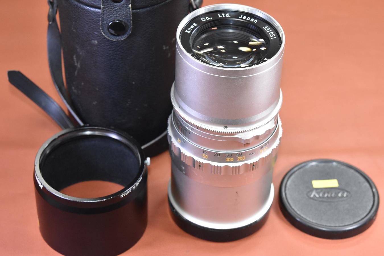 【B級特価品】KOWA 250mm F5.6 Silver 【純正フード、ケース付】
