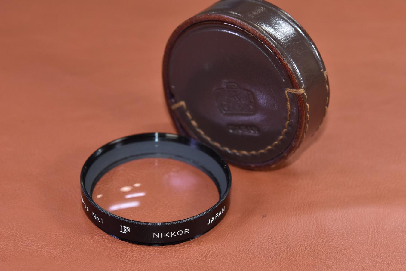 Nikon Close-up No1 52mm径 NIKKOR大文字『F』刻印あり 【Nippon