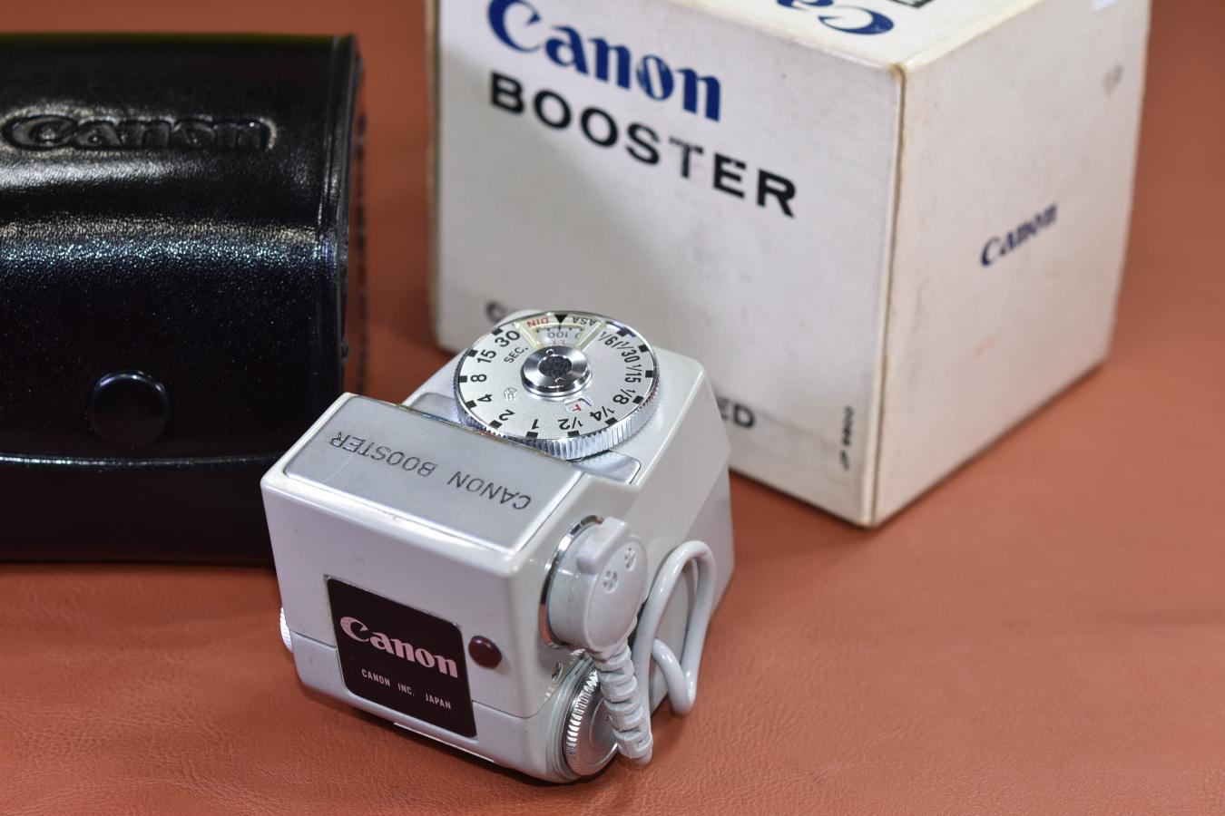【希 少】Canon BOOSTER  元箱付【Canon FTb等用】※キレイな物をお探しの方必見!!自信ありの逸品!!